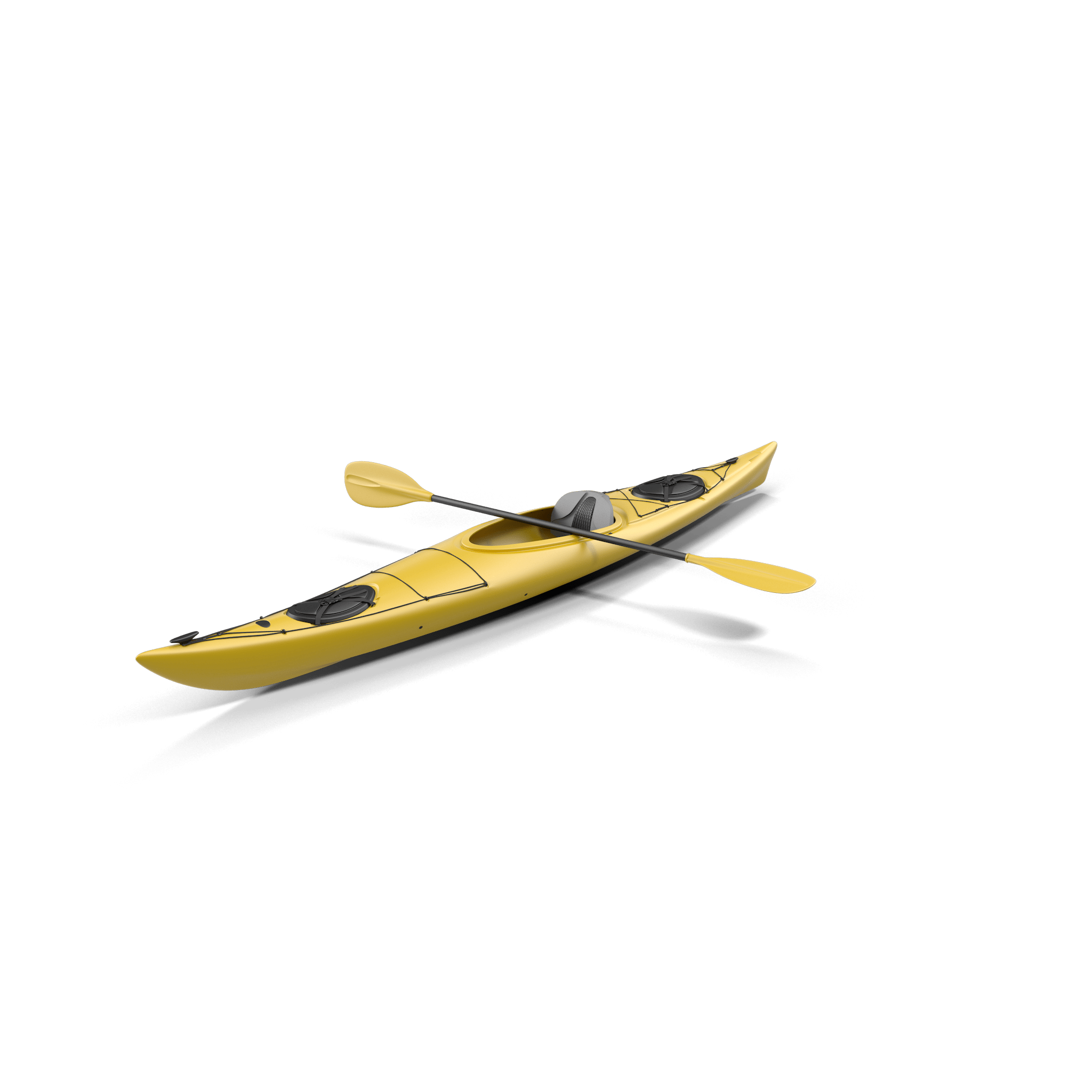 3D model of a kayak